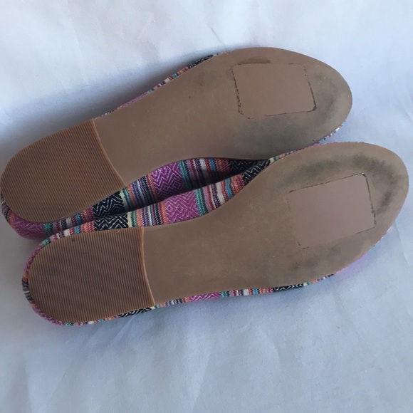 Abound multicolored round toe fabric flats, 9.5M - Picture 6 of 8